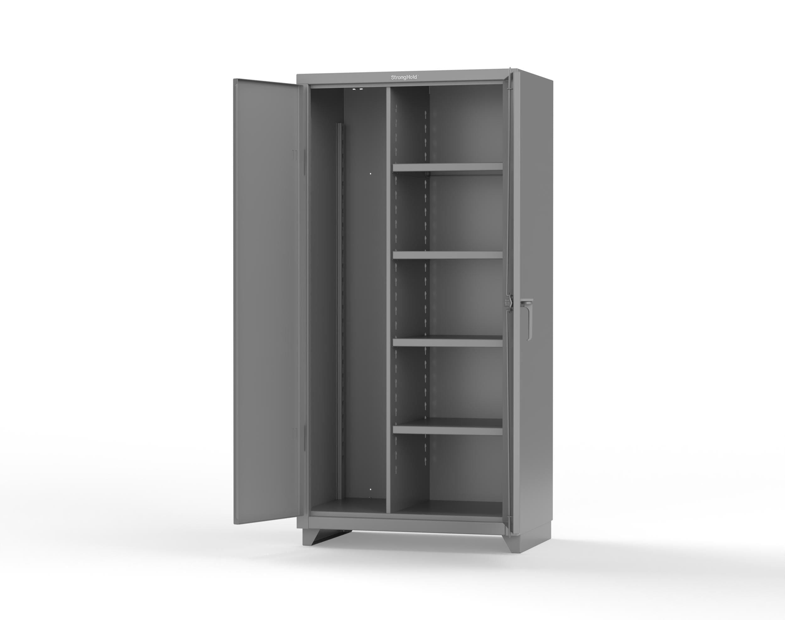 Strong Hold 36-BC-244-7037 Janitorial Cabinet 36 x 24 x 78 Dusty Gray